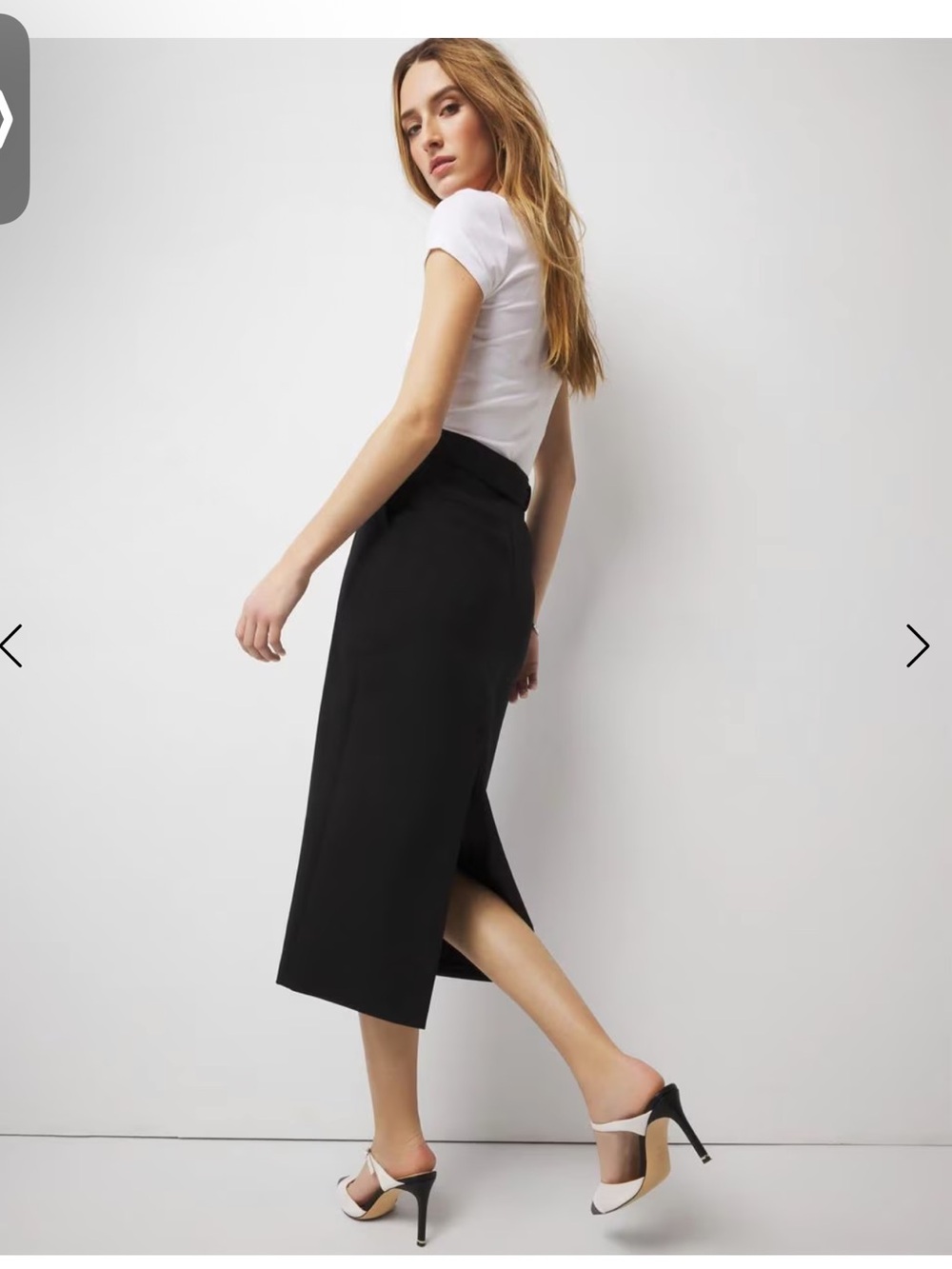 WHBM Belted Trouser Skirt - Picture 2 of 6
